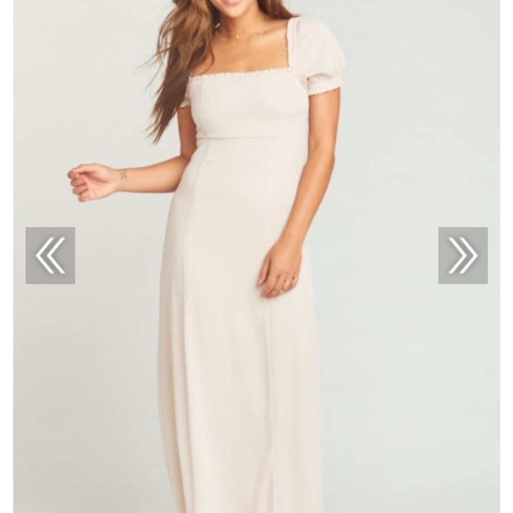 Mumu Brittany Maxi Dress - Show Me the Ring Crisp